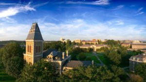 Cornell campus panorama